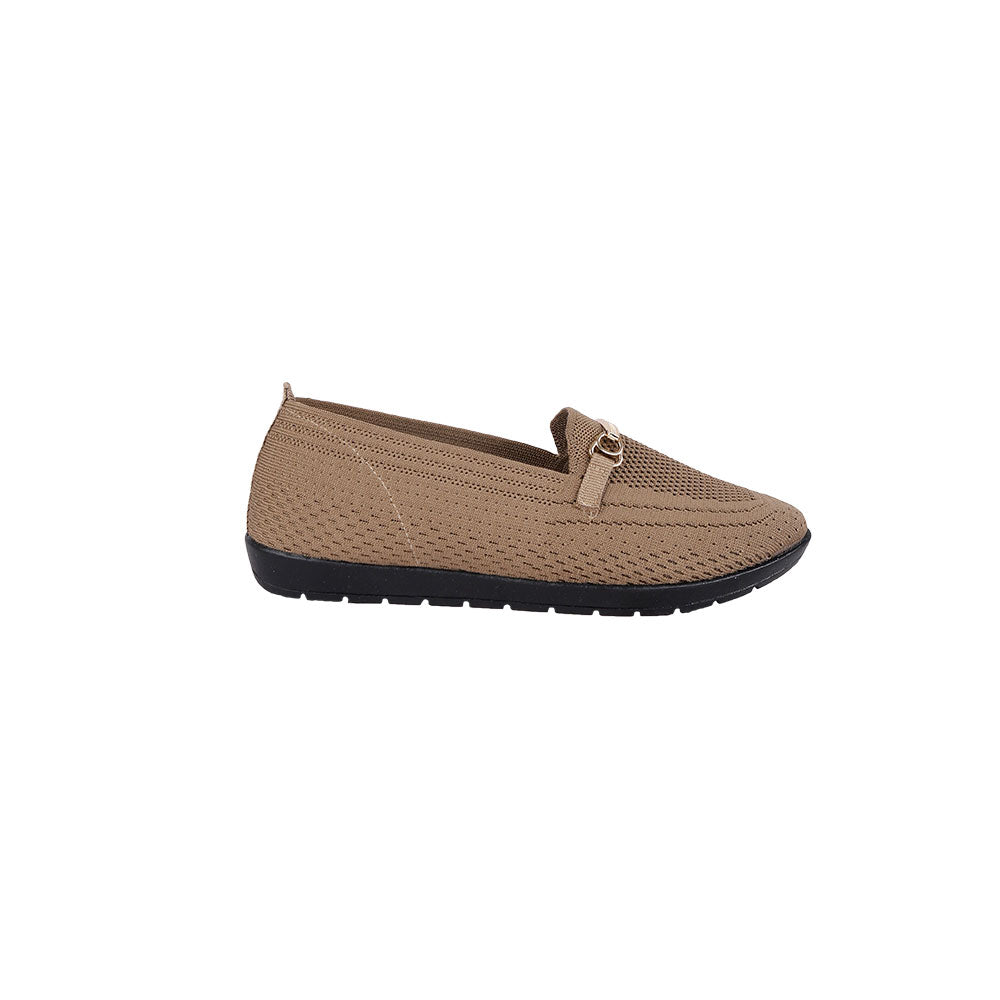 حذاء حريمي تريكو FASHION توكة معدن كعب مخدة موديل 111