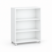 مكتبة MDF أبيض - 84×30×60×28 سم