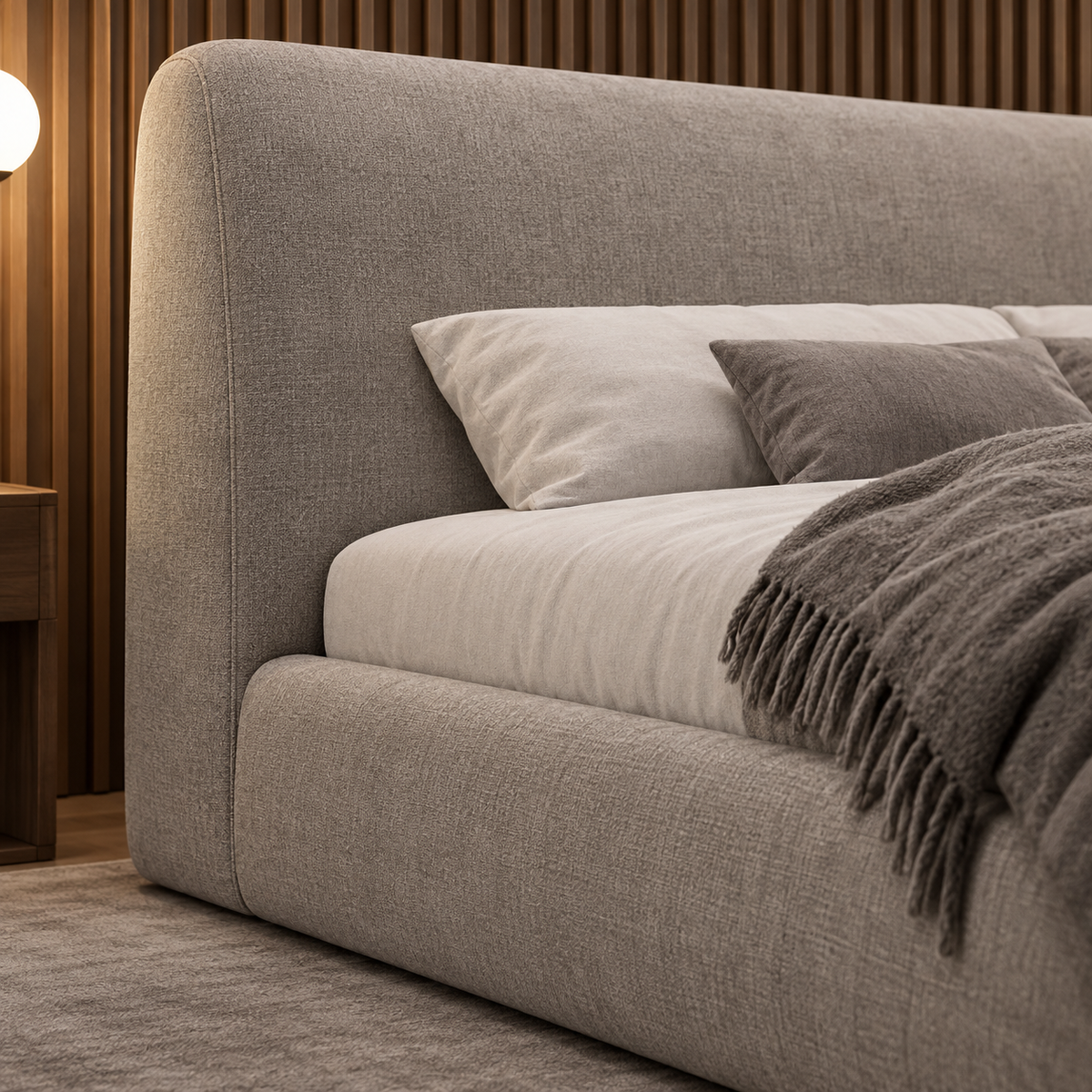 سرير MDF بيچ