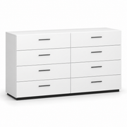 وحدة أدراج MDF 8 أدراج أبيض - 80×90×45 سم