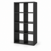 مكتبة MDF أسود - 150×75×40 سم