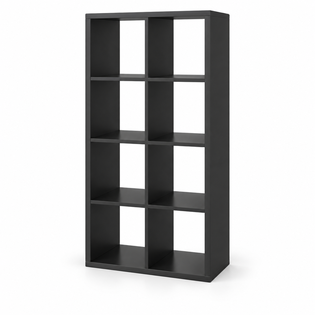 مكتبة MDF أسود - 150×75×40 سم