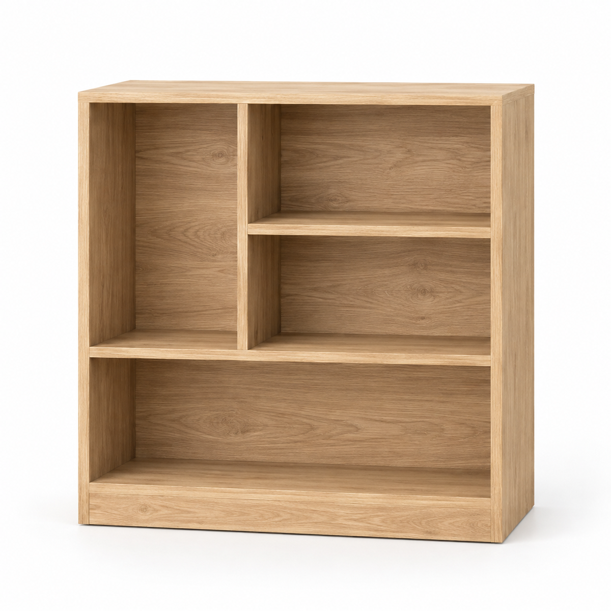 مكتبة MDF بيچ - 80×80×30 سم