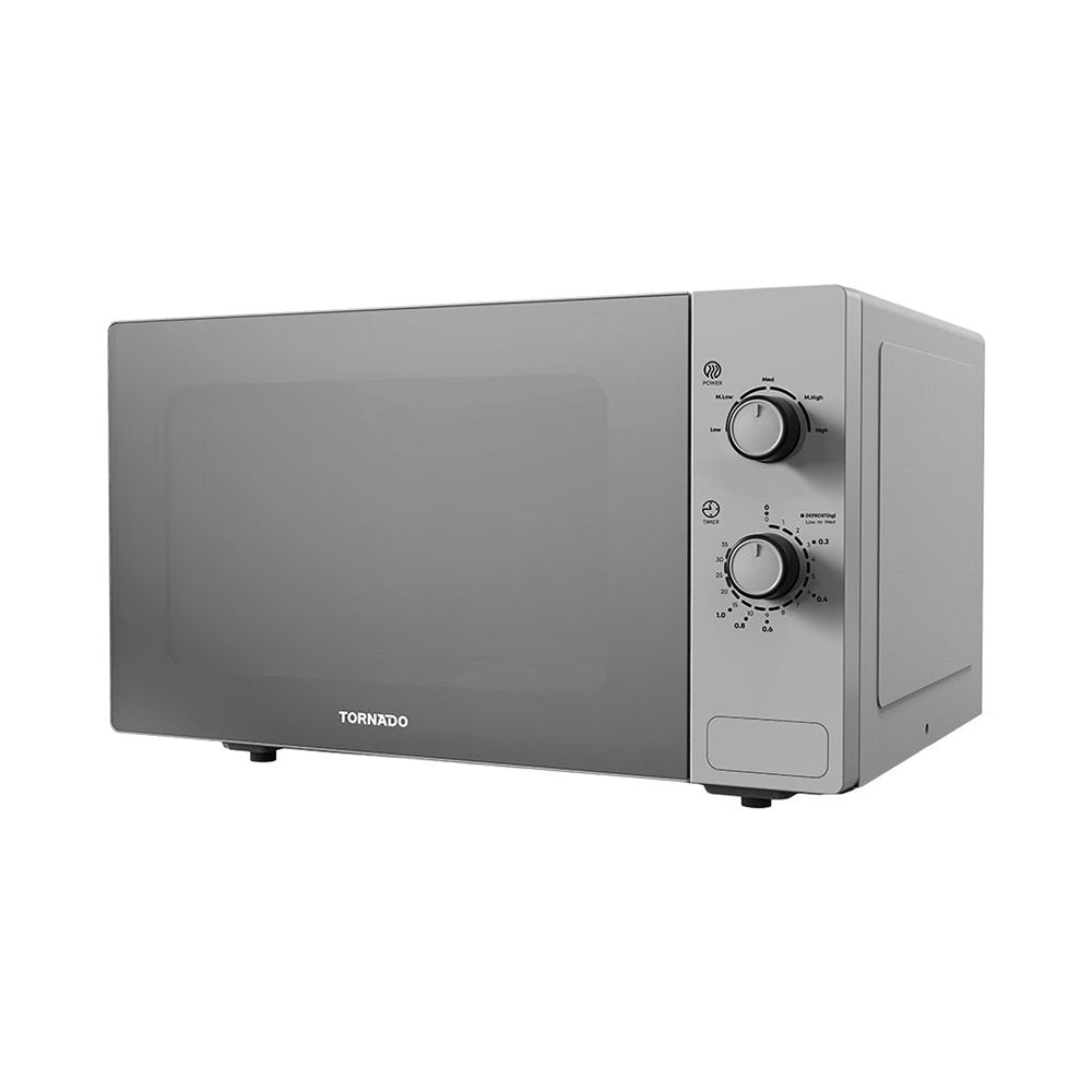 ميكروويف تورنيدو 25 لتر 900 وات سولو سيلفر موديل TMMS-25EL-S