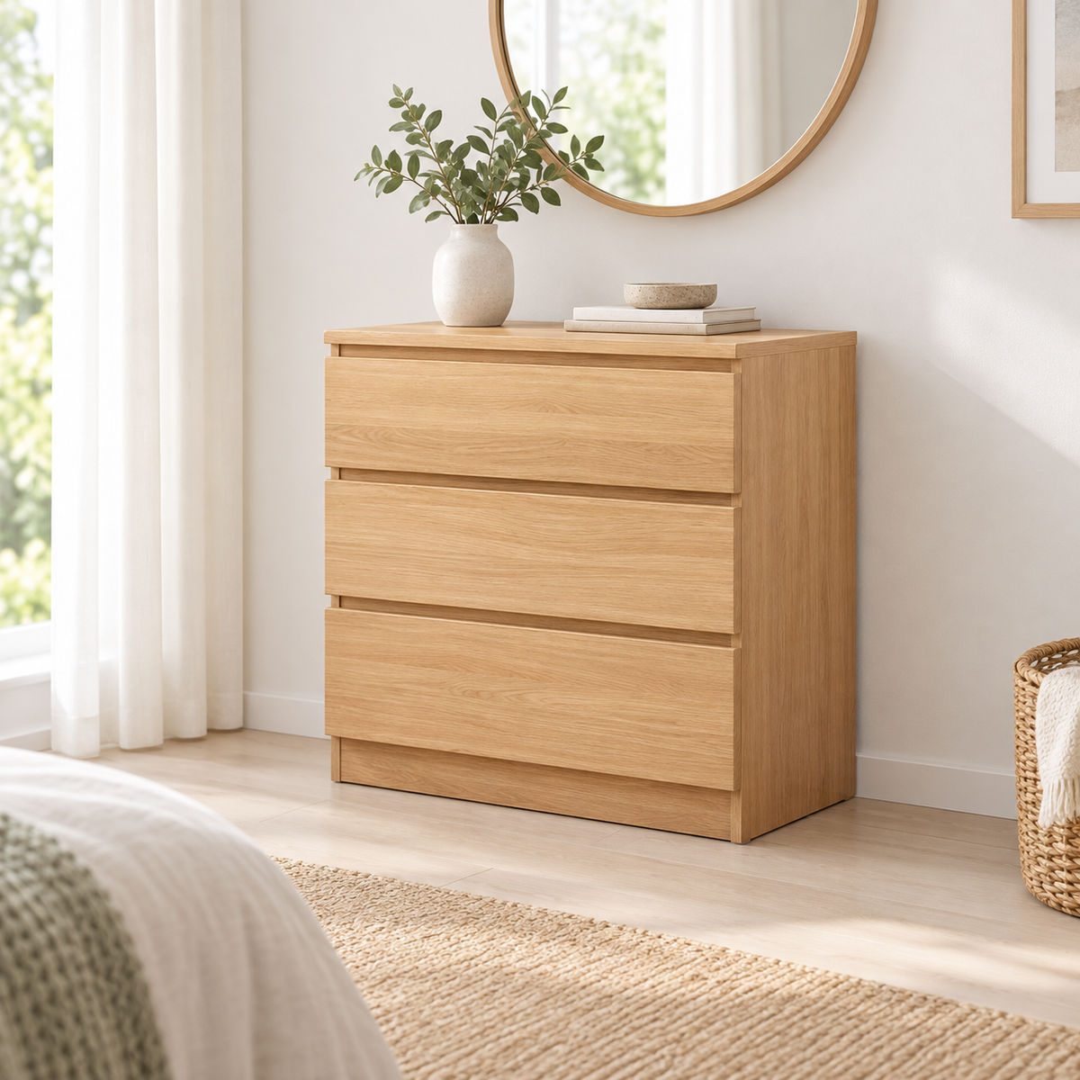 وحدة أدراج MDF - 70×40 سم - موديل WDY120