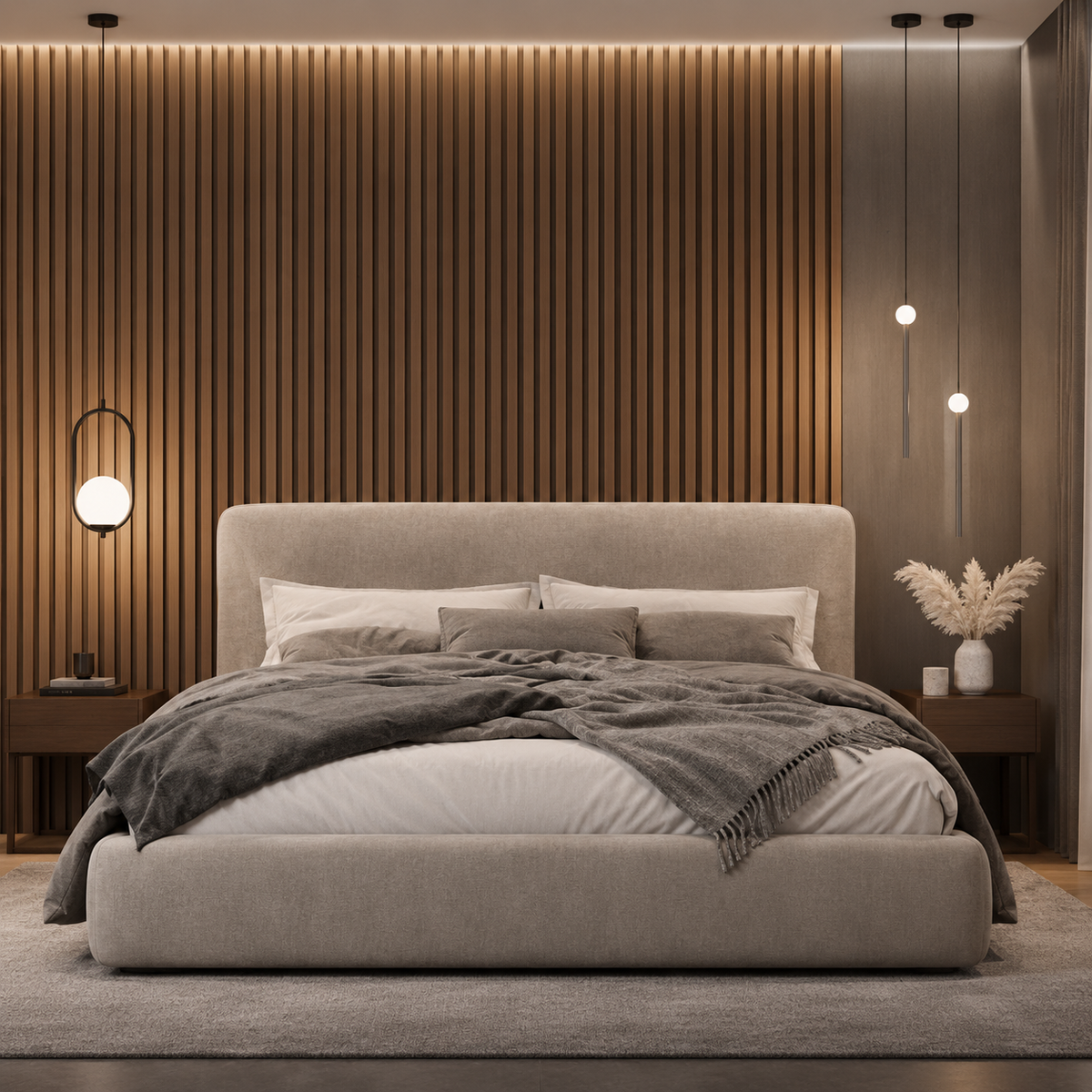 سرير MDF بيچ
