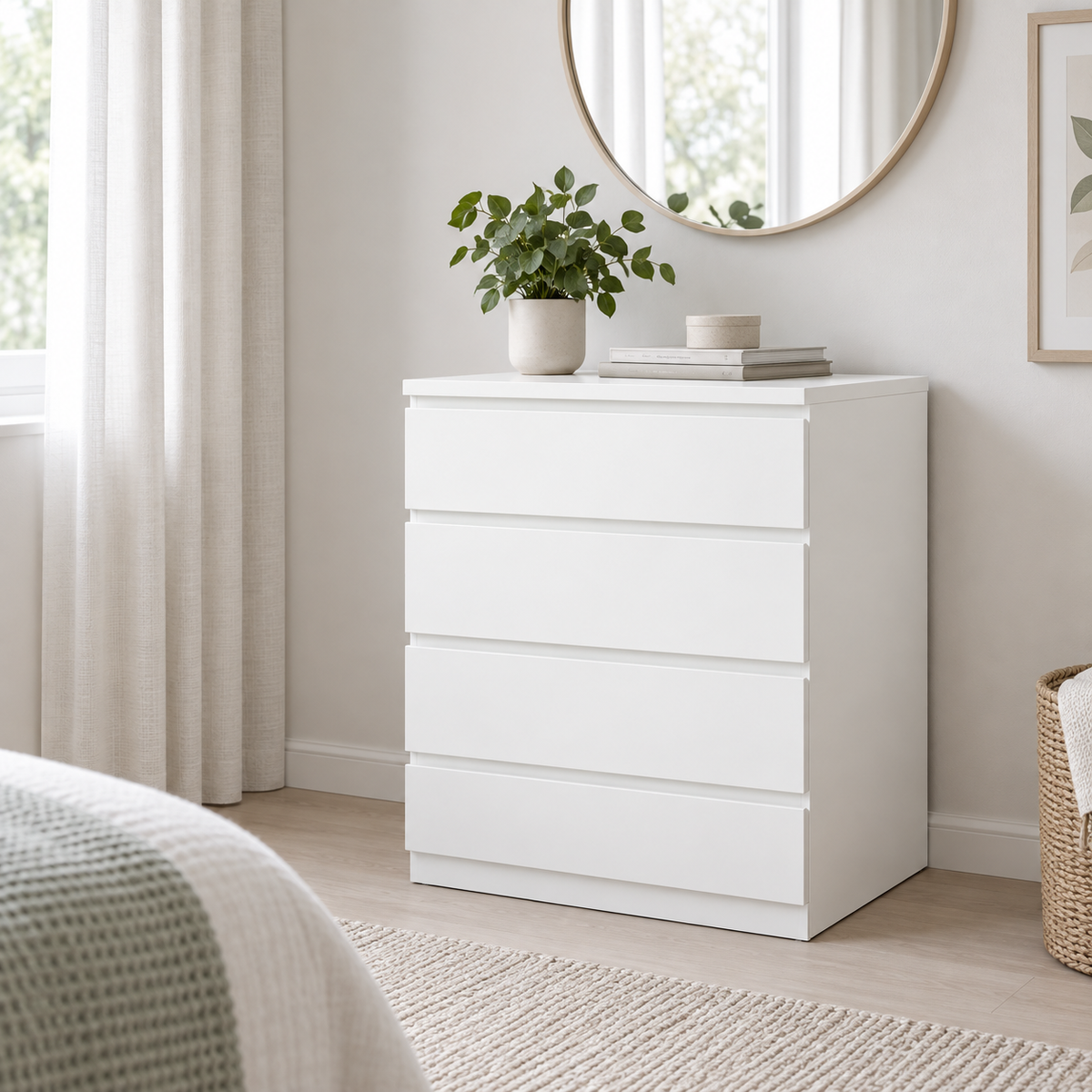 وحدة أدراج MDF - 70×40 سم - موديل WDY119
