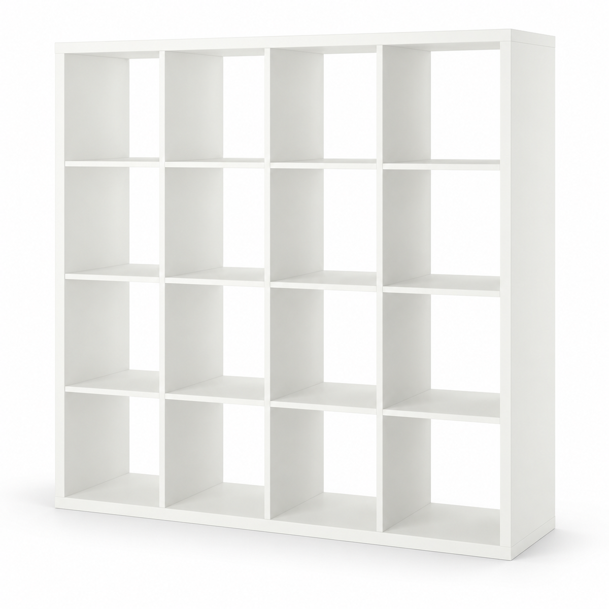 مكتبة MDF أبيض - 150×150×40 سم
