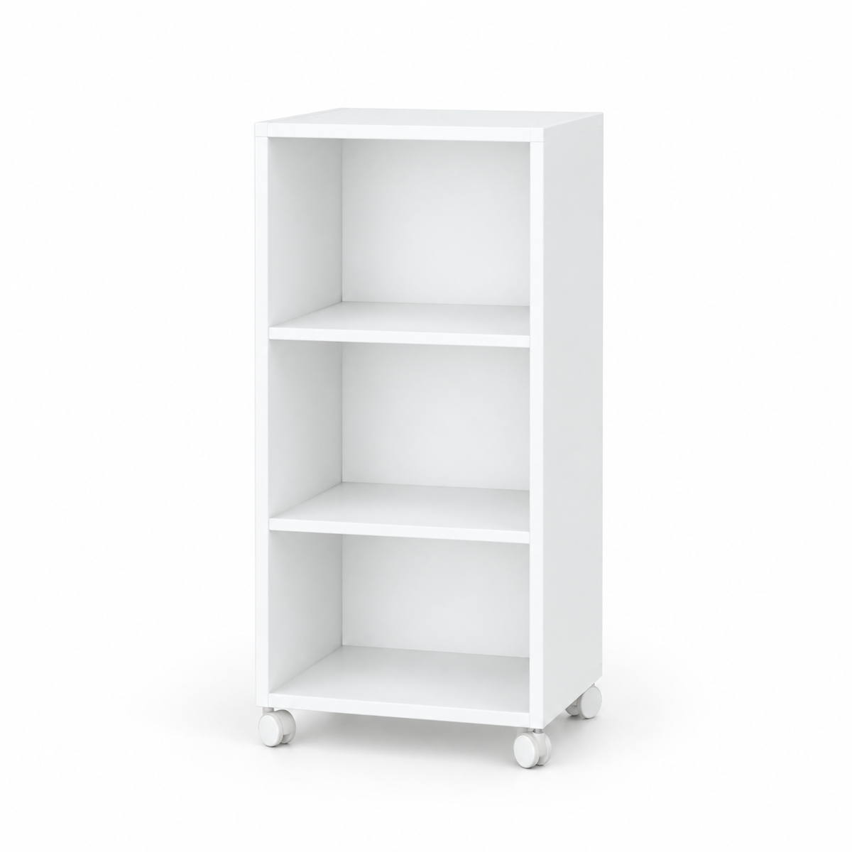 مكتبة MDF أبيض - 84×30×40×28 سم