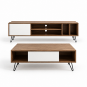 وحدة تلفزيون + ترابيزة قهوة MDF - موديل WM45