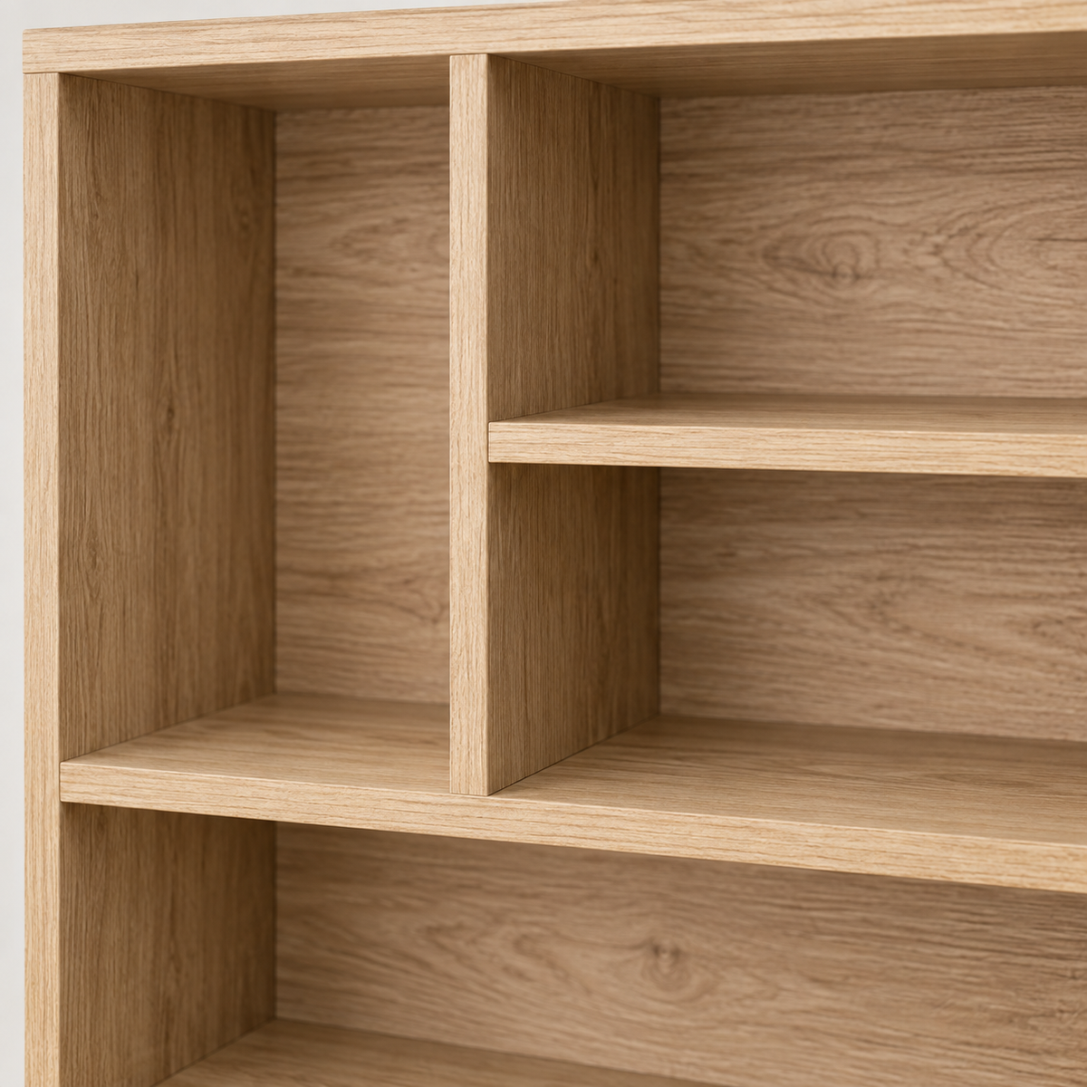 مكتبة MDF بيچ - 80×80×30 سم