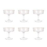طقم سكرية GLASS WARE زجاج 6 قطعة موديل DN-A762-227