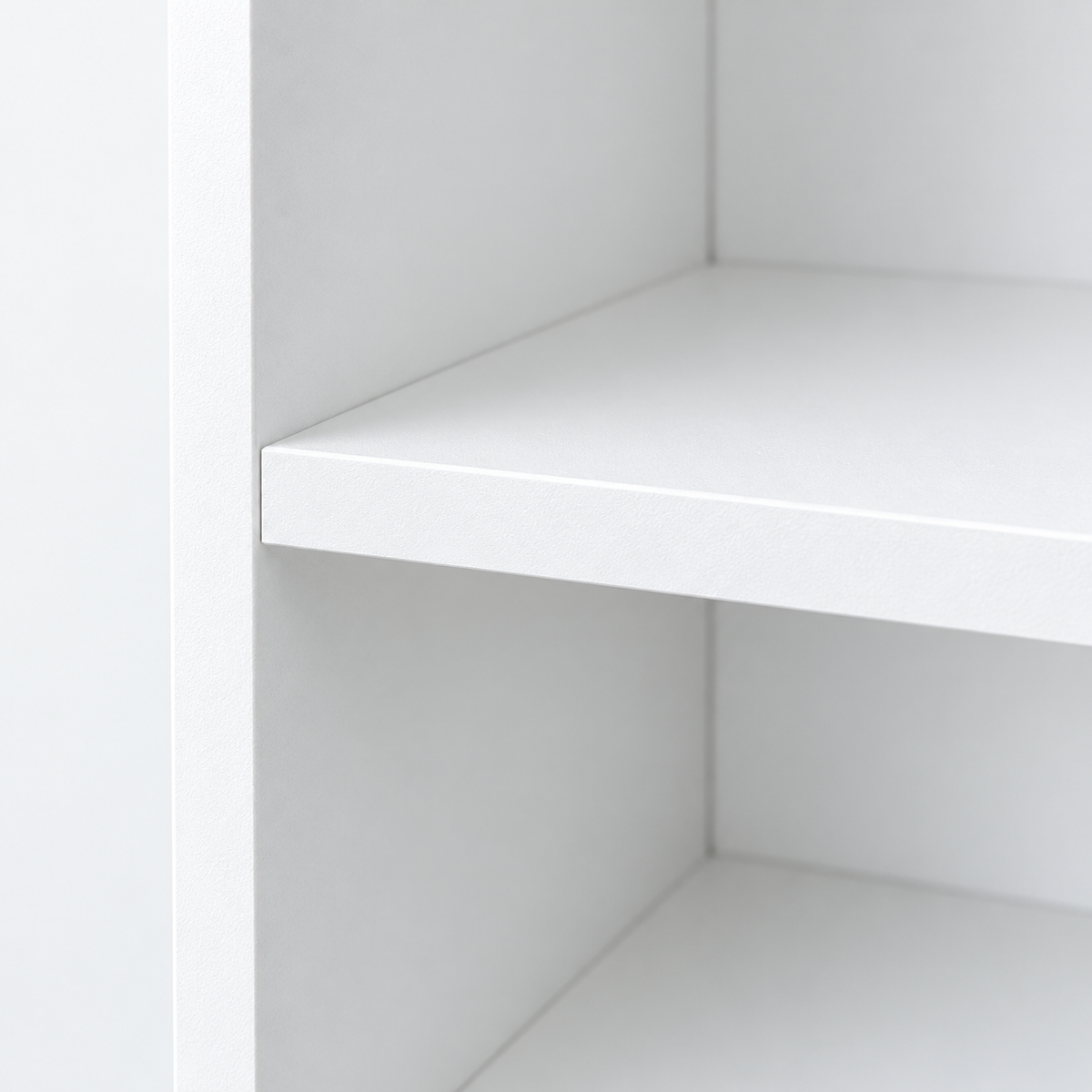 مكتبة MDF أبيض - 160×30×60×28 سم