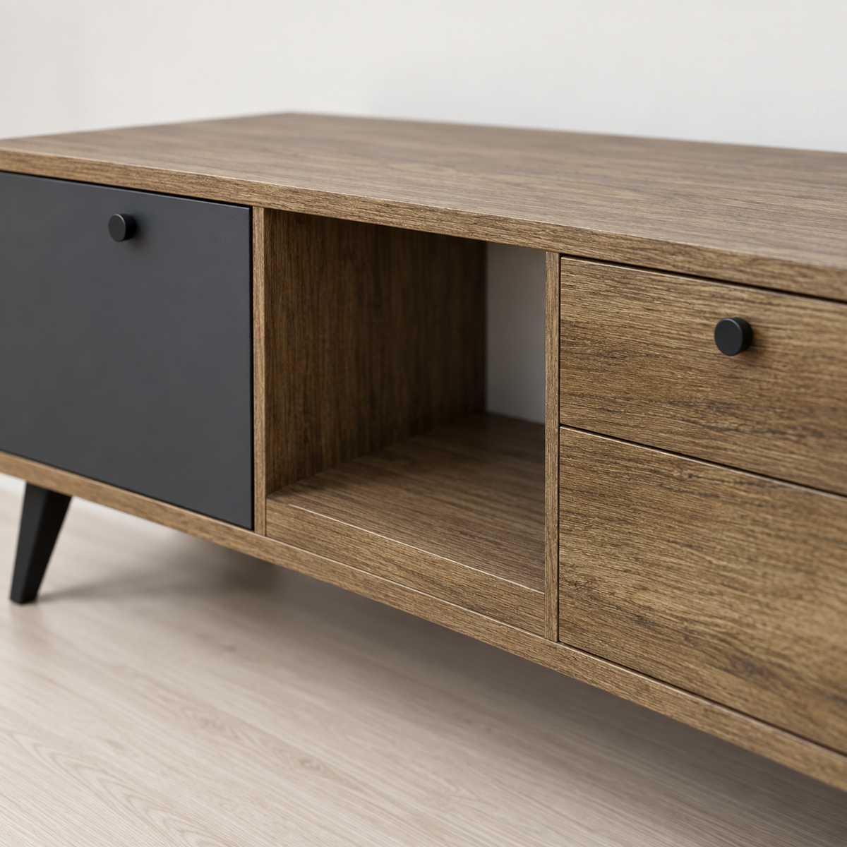 ترابيزة تلفزيون MDF - 30×140 سم - موديل LOG189