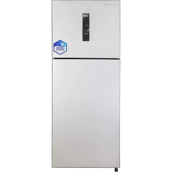 ثلاجة ديفروست 2 باب 310 لتر سيلفر تاتش موديل -320BB-DHGHUSTO يونيون اير