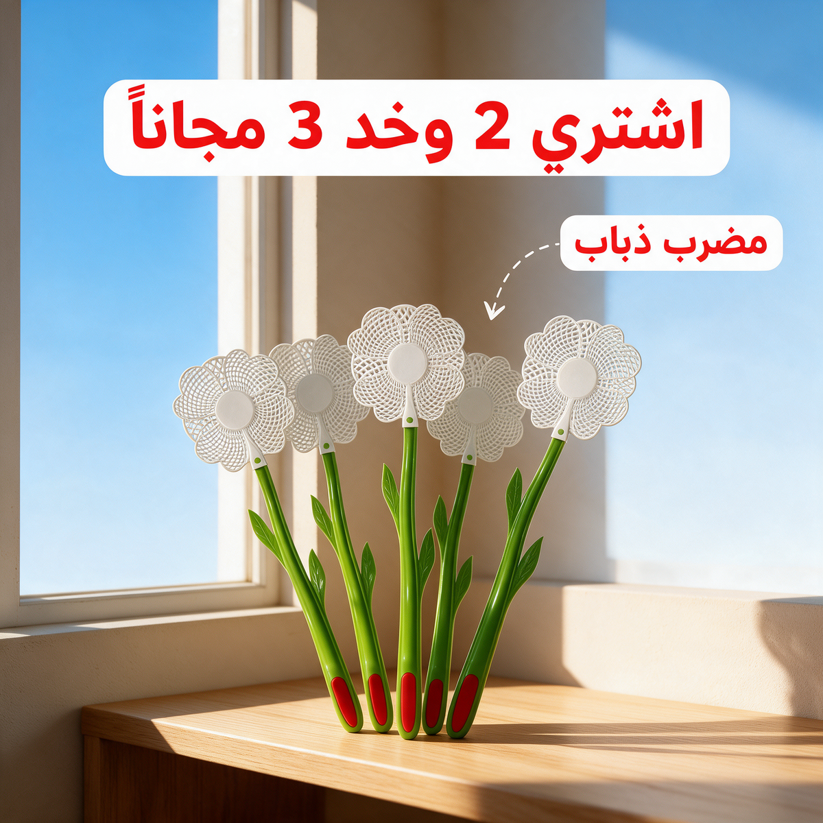 اشتري 2 وخد 3 مجاناً - مضرب ذباب