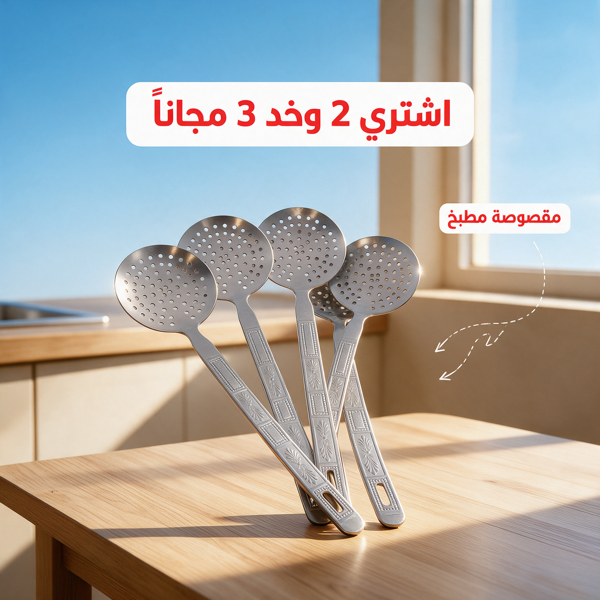 اشتري 2 وخد 3 مجاناً - مقصوصة مطبخ